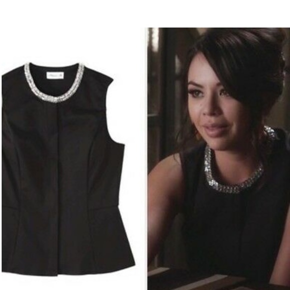 3.1 Phillip Lim for Target Peplum sparkle top - Picture 2 of 8